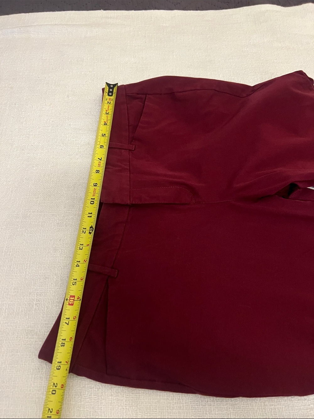 Old Navy Women’s Merlot/Wine Mid-Rise Pixie Skinny.Pants Sz 18-Petite - Picture 11 of 11